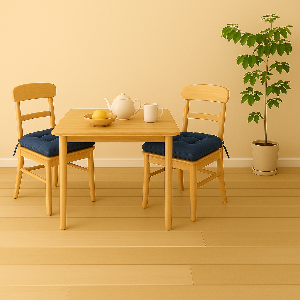 Pack 2 Cojines para Silla | Decorativos Azul Cómodo y Moderno-2