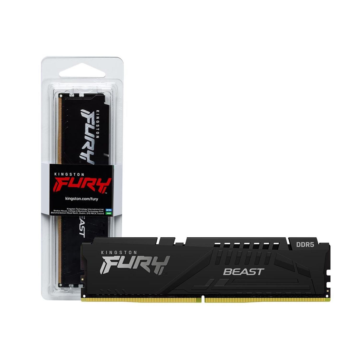Memoria Ram Ddr5 8gb 5600mhz Kingston Fury Beast, Kf556c40bb-0
