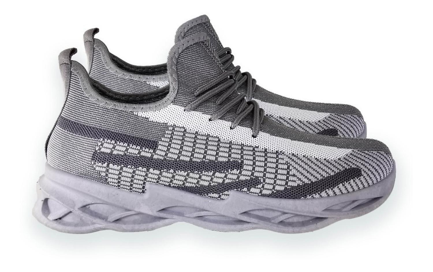Zapatillas Deportivas Transpirables Ligeras Gris 1066-2