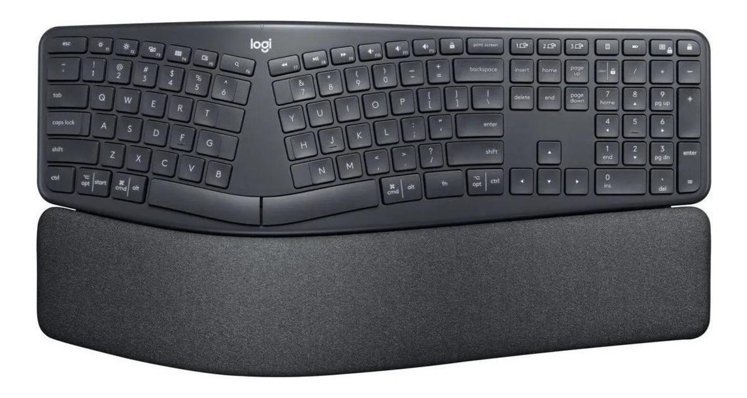 Teclado Logitech Ergo K860 Qwerty Español Color Negro-0