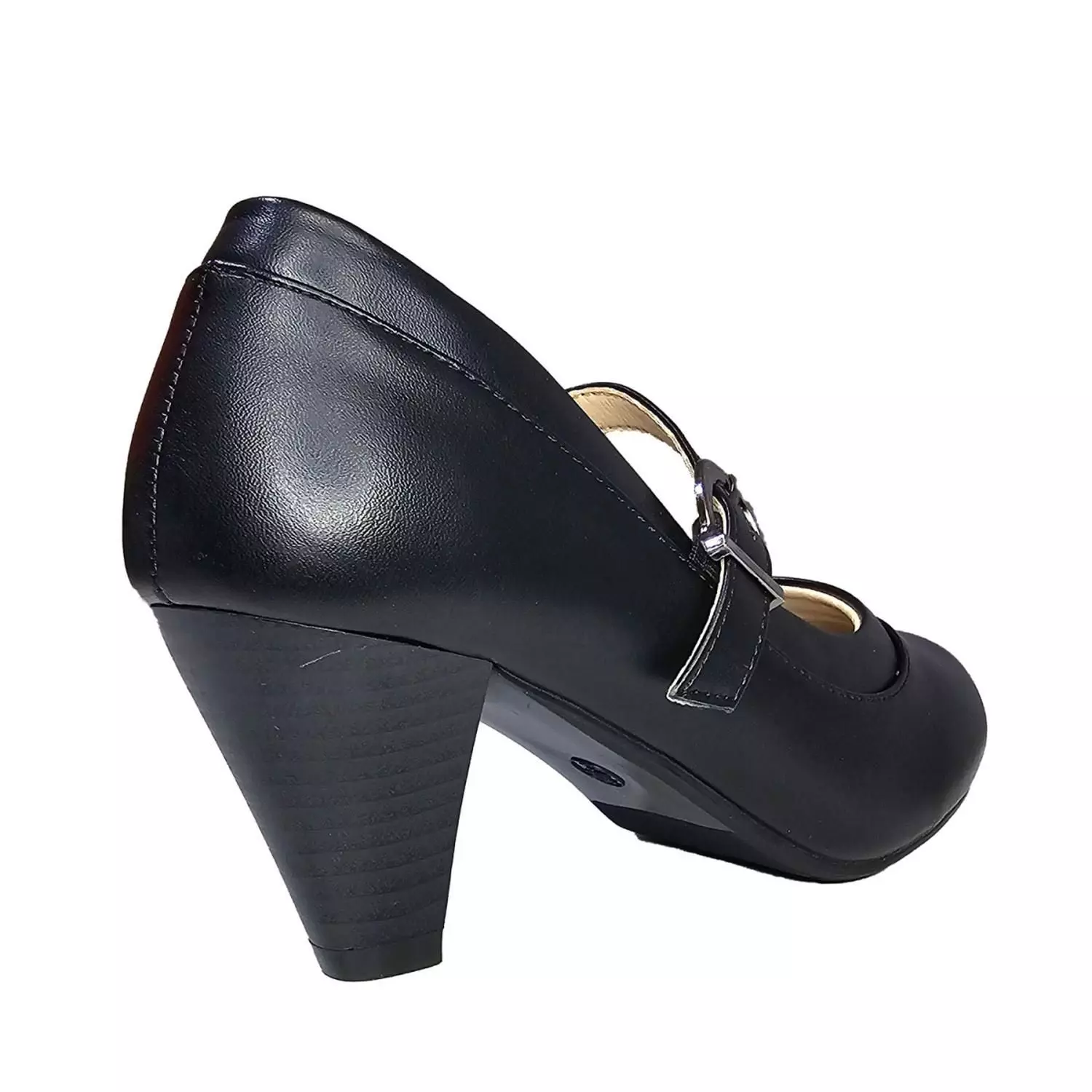 Zapato de Mujer con Hebilla y Tacón 7602 Elegante de Cueca-1