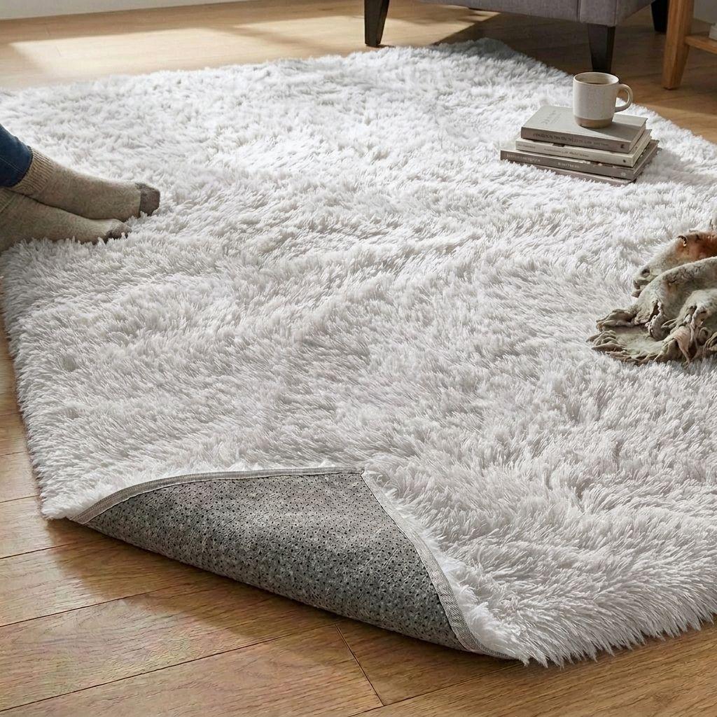 Alfombra Decorativa Armonia Pelo Medio 150x200 cm Color Blanco 026-4