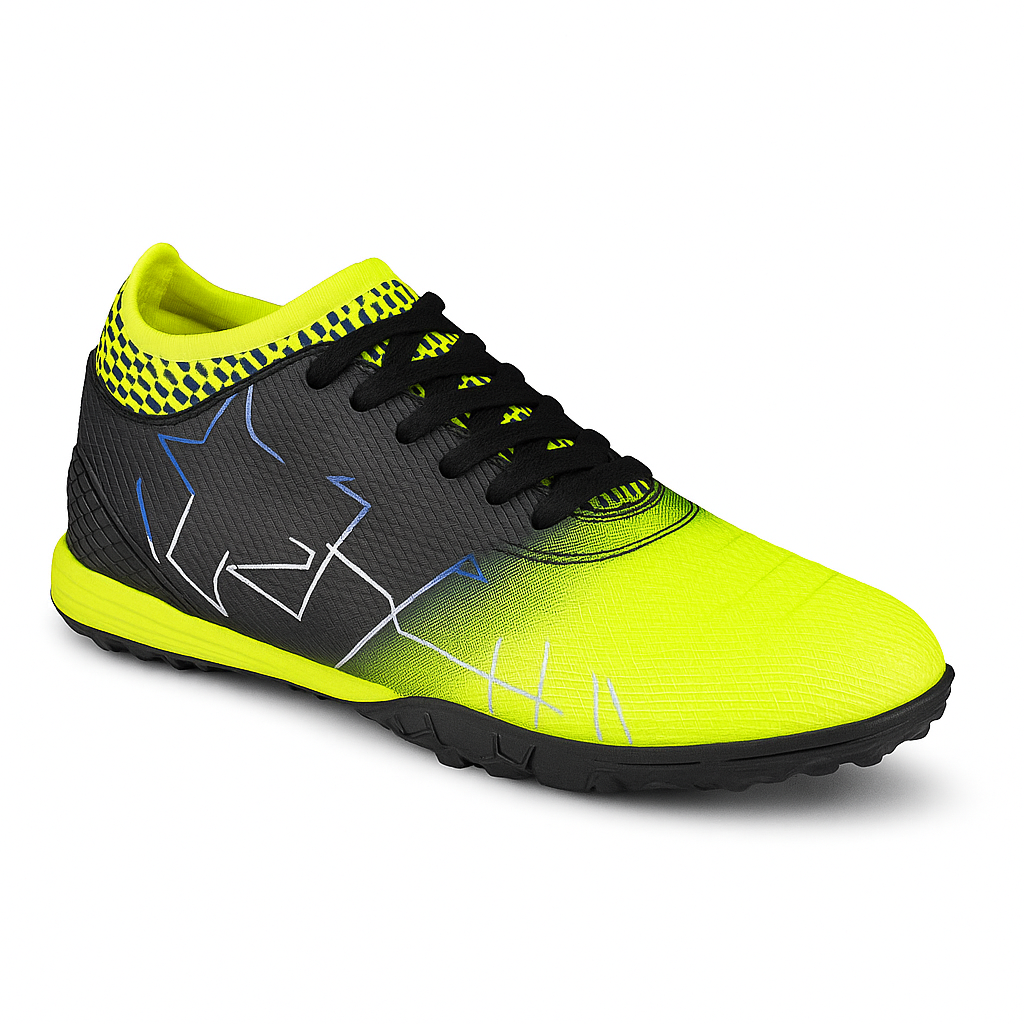 Zapatilla Ergonómica y Comoda De Baby Fútbol Negro 7637-0