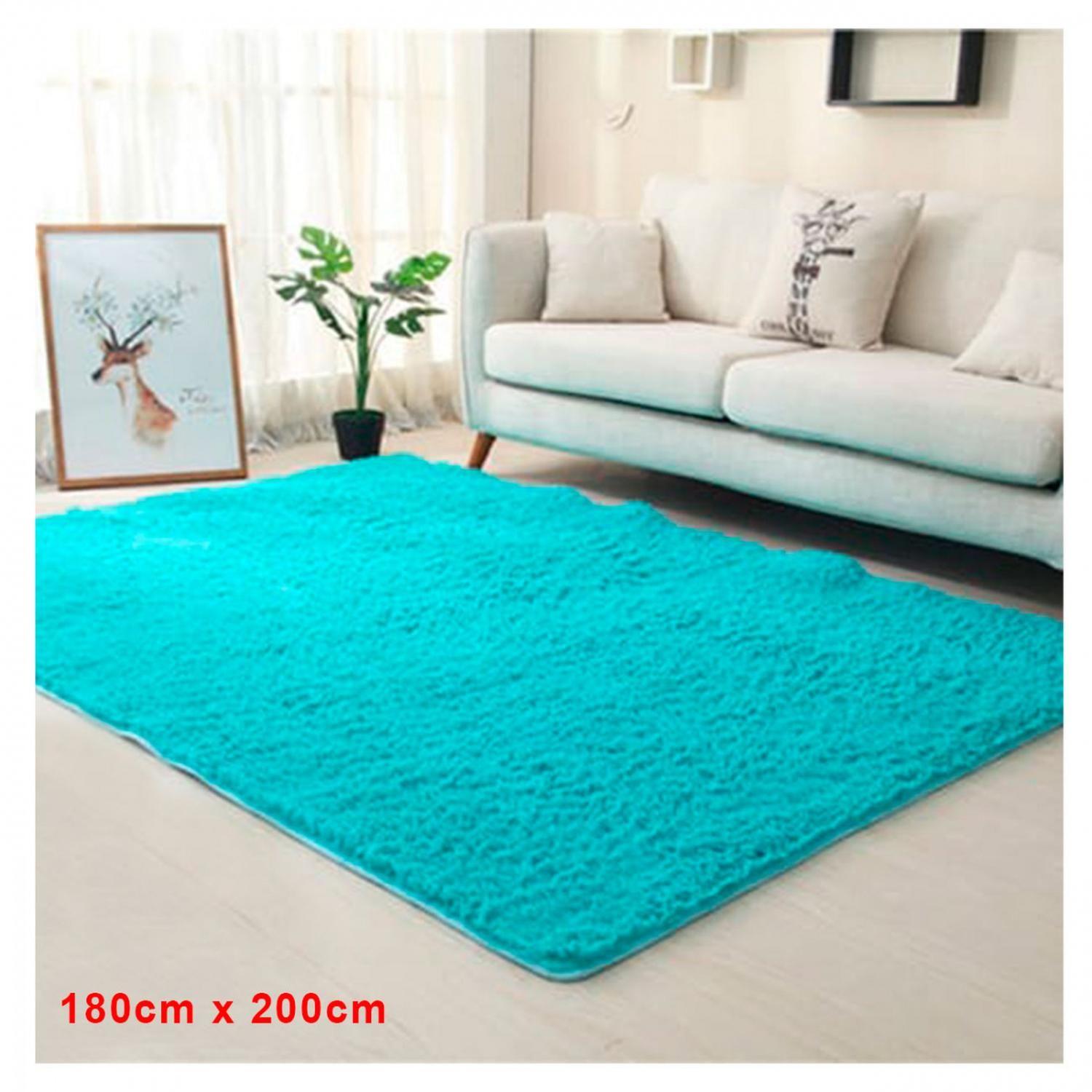 Alfombra Peluda Suave Decorativa Hogar Oficina 180x200 Calipso-1