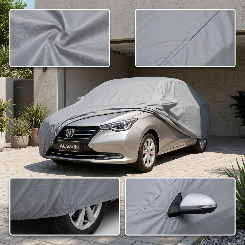 Protector de Auto Gris Plomo Funda Cubre Auto para Alsvin Alsvin -3