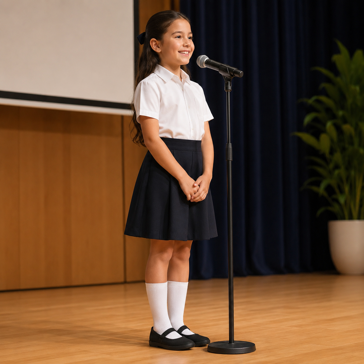 Balerina Infantil de Lona Multiuso para Cueca, Colegio y Uso Diario 7018-2