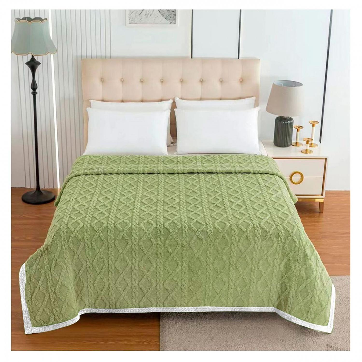 Manta Frazada Suave Diseño Geometrico Colores 240x215-1