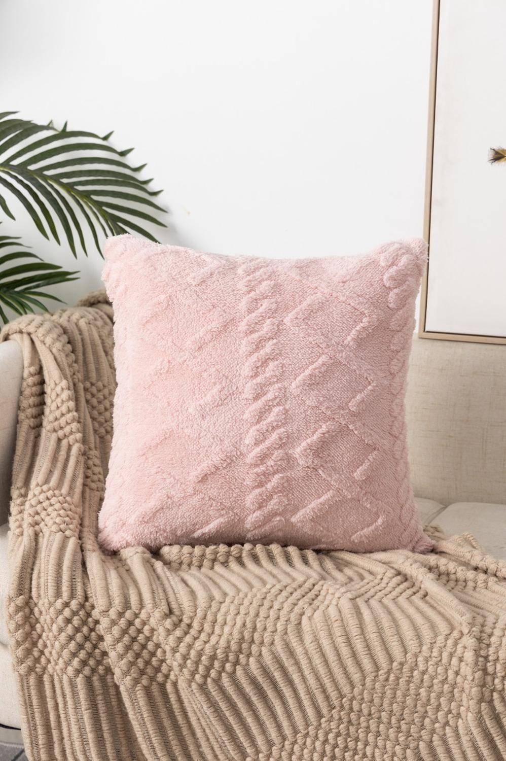 Funda Decorativa Muy Suave Modelo Pelo Trenzado-0