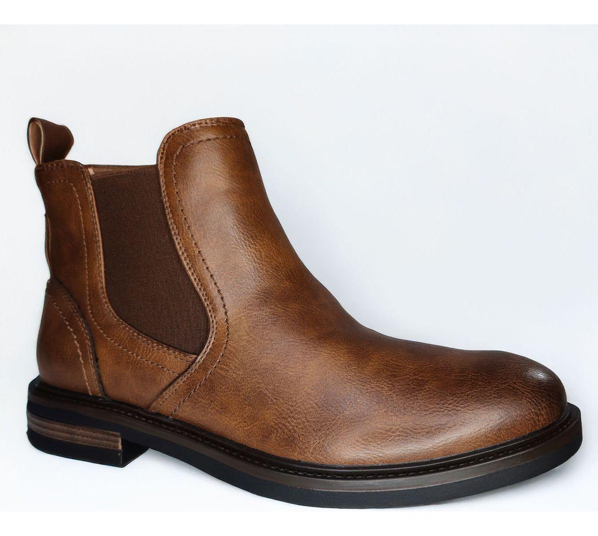 Botines Hombre Elegantes | Cuero PU Durable Sin Cordón - 7566-0