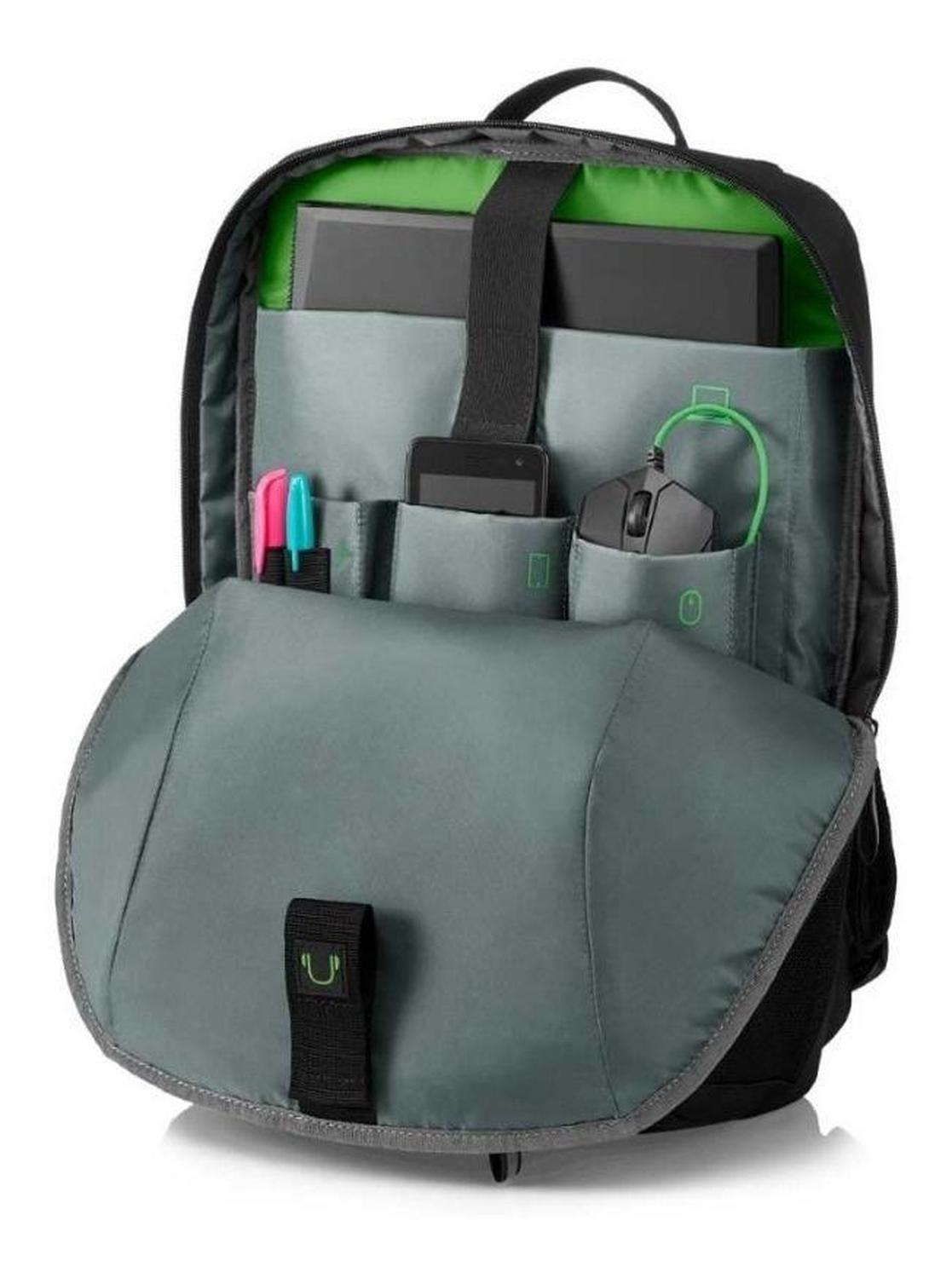 Mochila Hp Pavilion Gaming 17 Backpack 300 Negra/verde-1