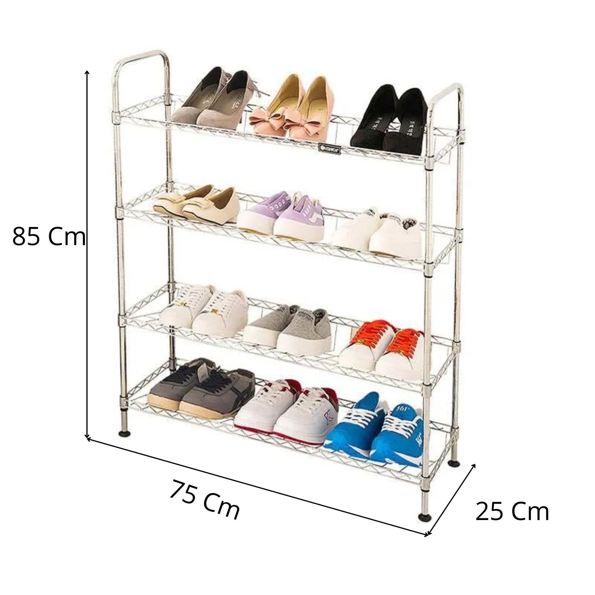 Organizador de Zapatos Cromado 4 Niveles-2