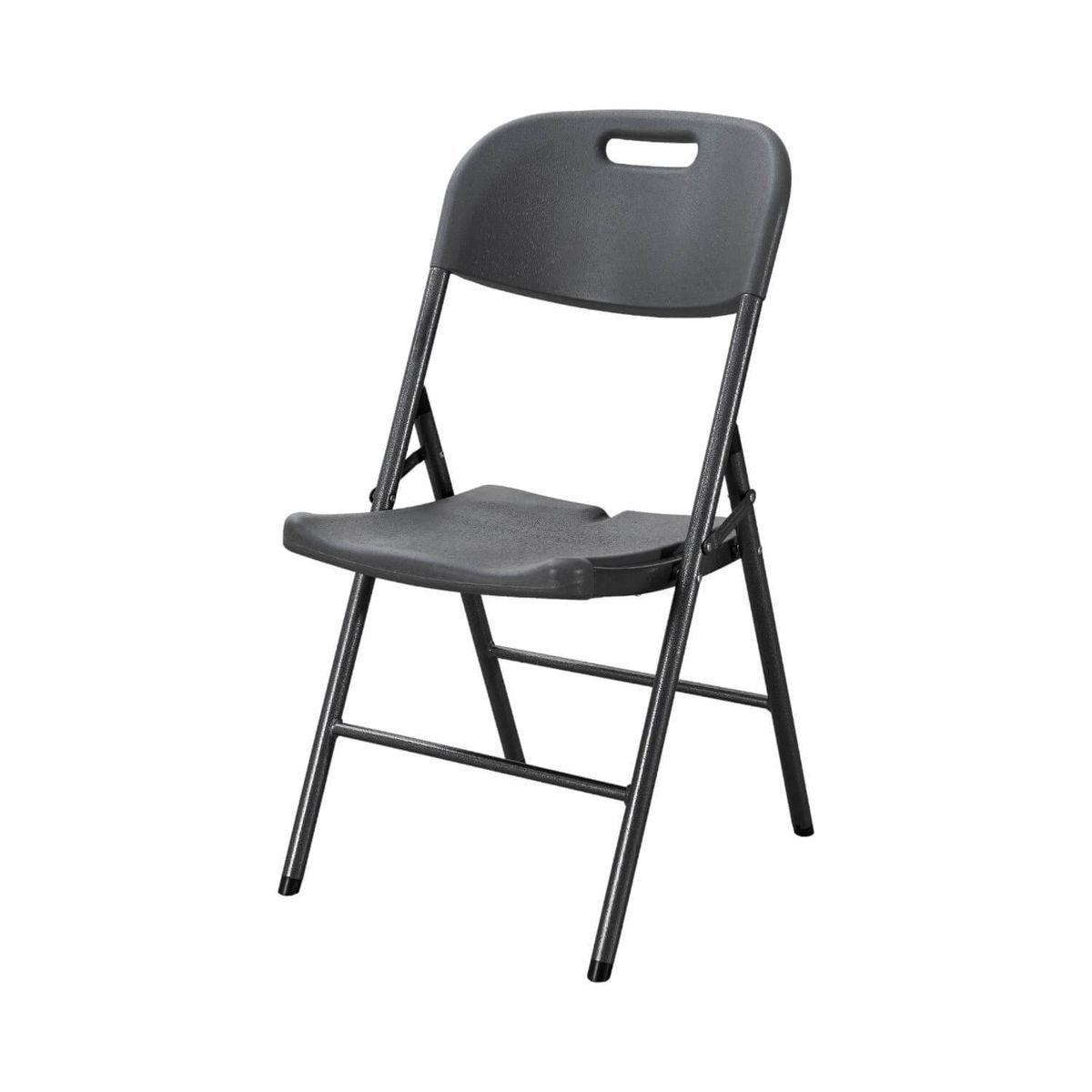 Silla Plegable Negra para Eventos-0