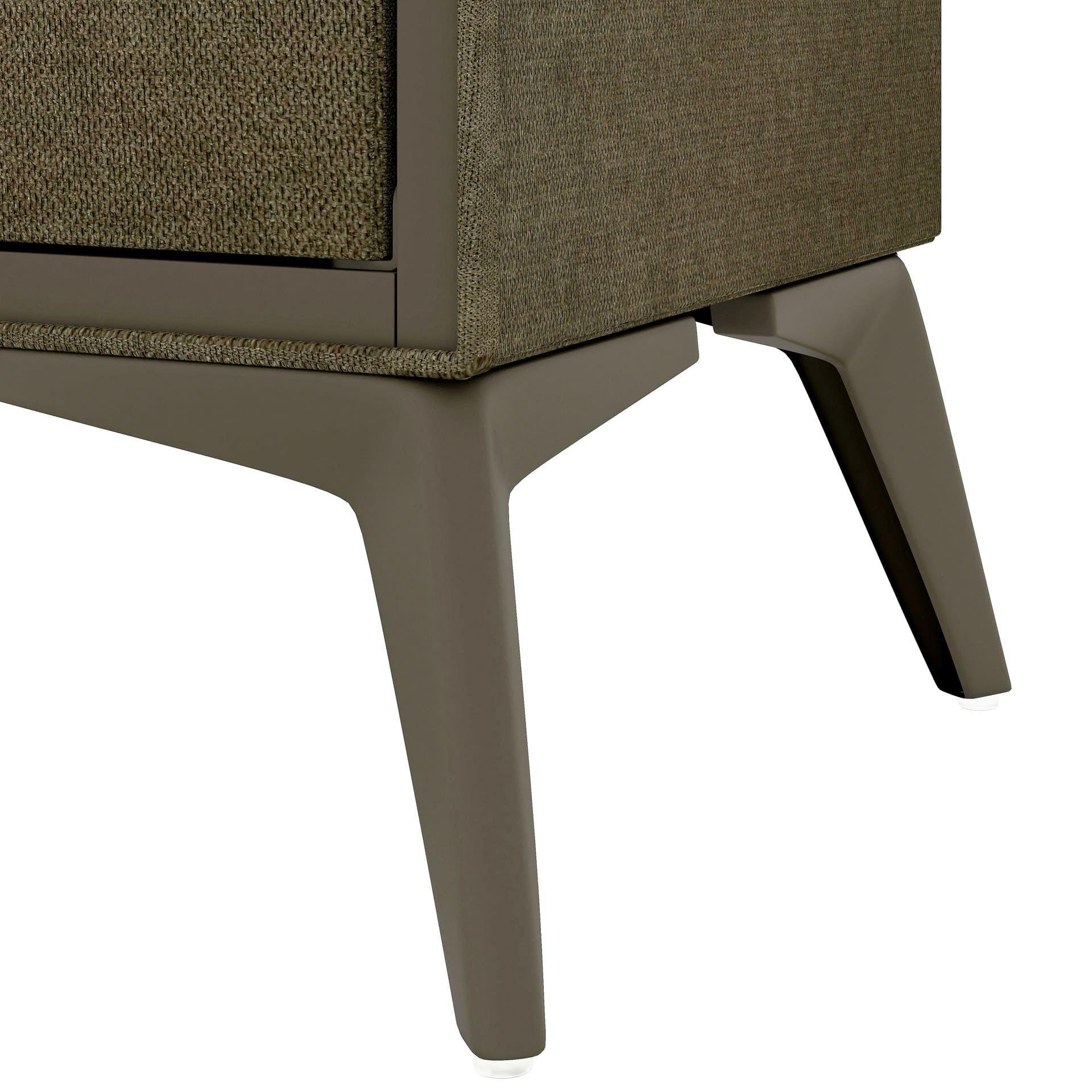 Cómoda Tapizada de 4 Cajones Liviana Madera MDF-3
