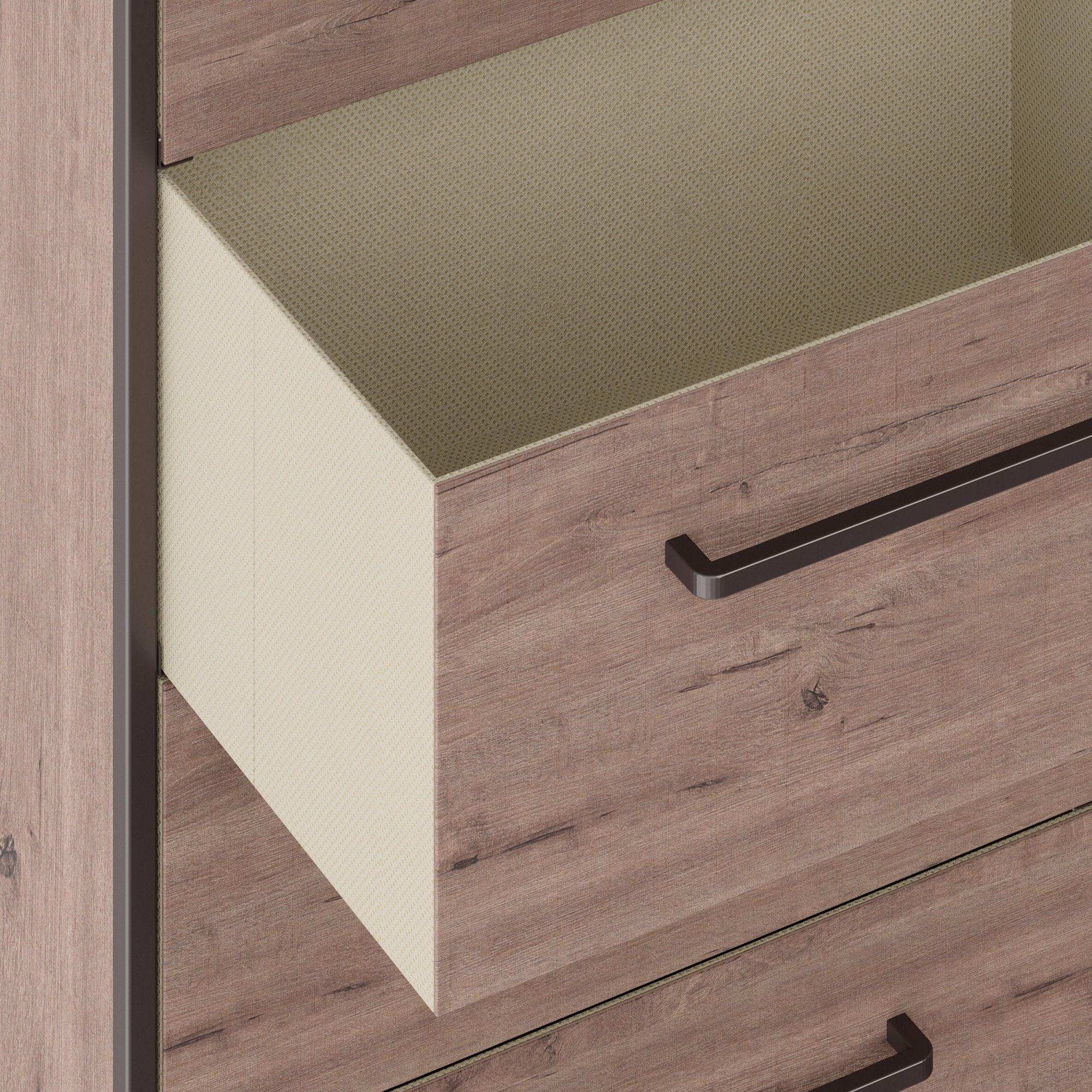 Comoda Ancha de 8 Cajones MDF-5