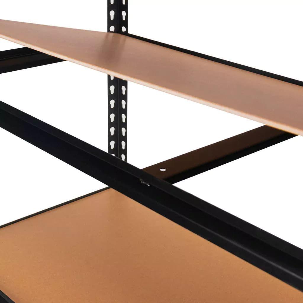 Estanteria de acero 120x45x180 cm con 5 bandejas carga total 1375 kg-4