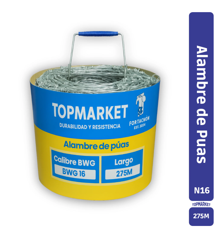 Alambre de Puas BWG 16 x 275 Proteccion Perimetral-2