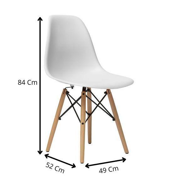 Silla Eames Blanca para Interior-1