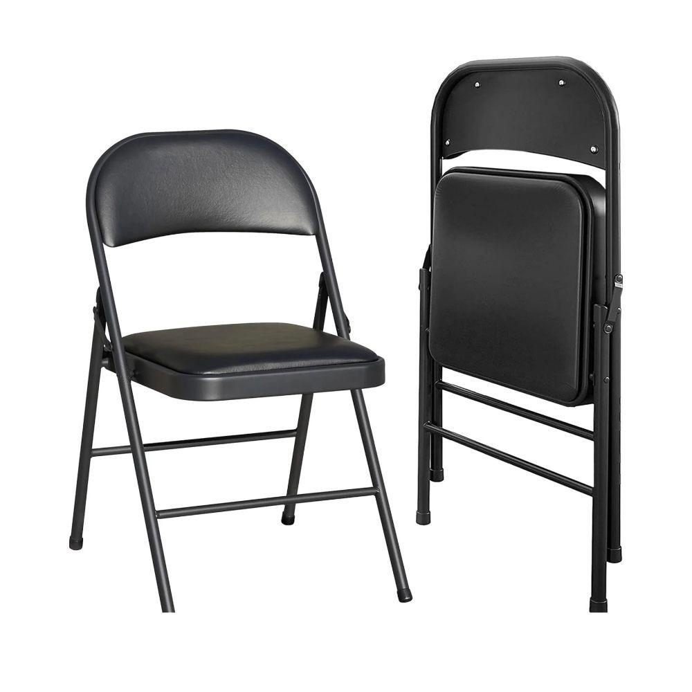 Silla Plegable Metálica Acolchada para Eventos-0