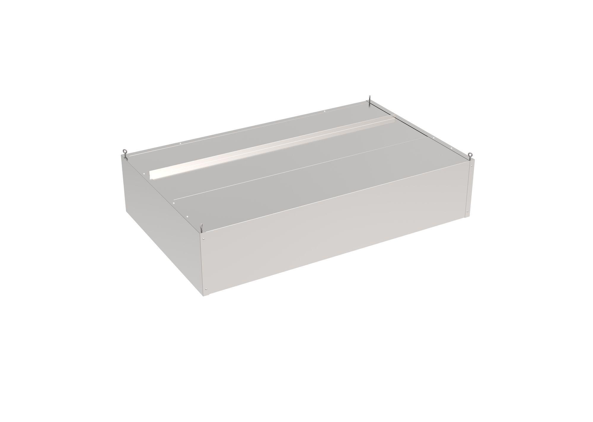 Campana Mural 100 x 93 x 32 cm Acero Inoxidable-2