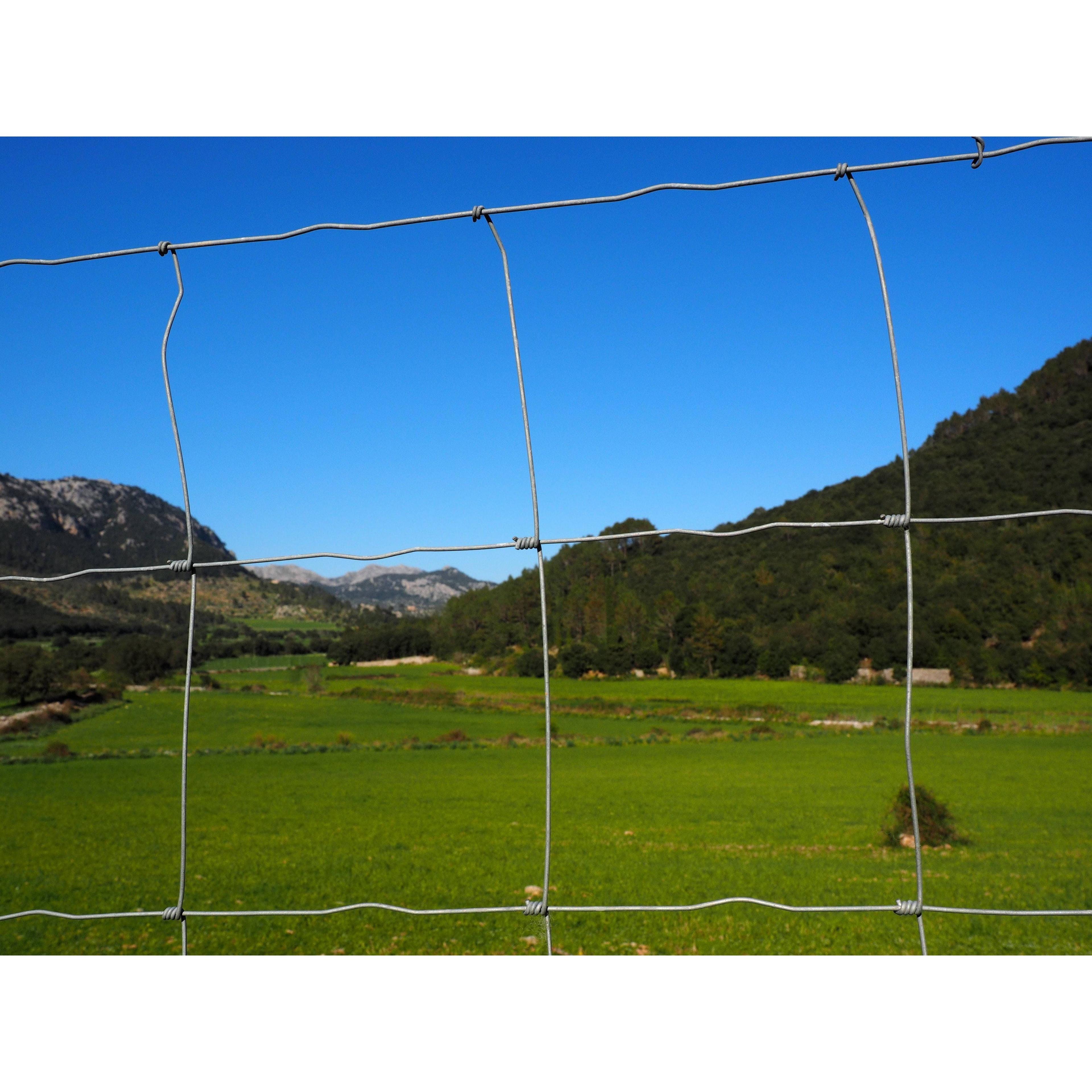 Malla ganadera 740 de acero galvanizado 1,0x100 m – ideal para cercos rurales y control de animales-4