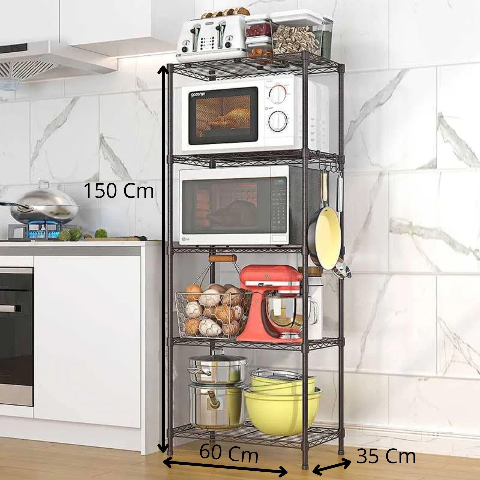 Rack Metálico Multiuso de 5 Pisos-2