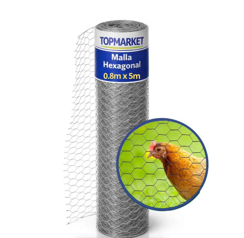 Malla Hexagonal 3 4 1m x 50m-5