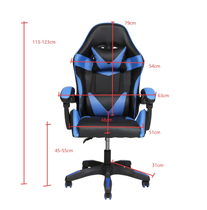 Silla Gamer tokio Azul-1