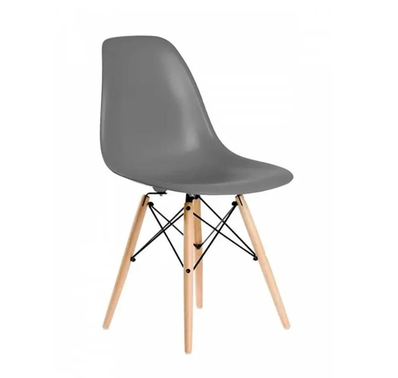 Pack 4 Sillas Eames Gris para Interior-2