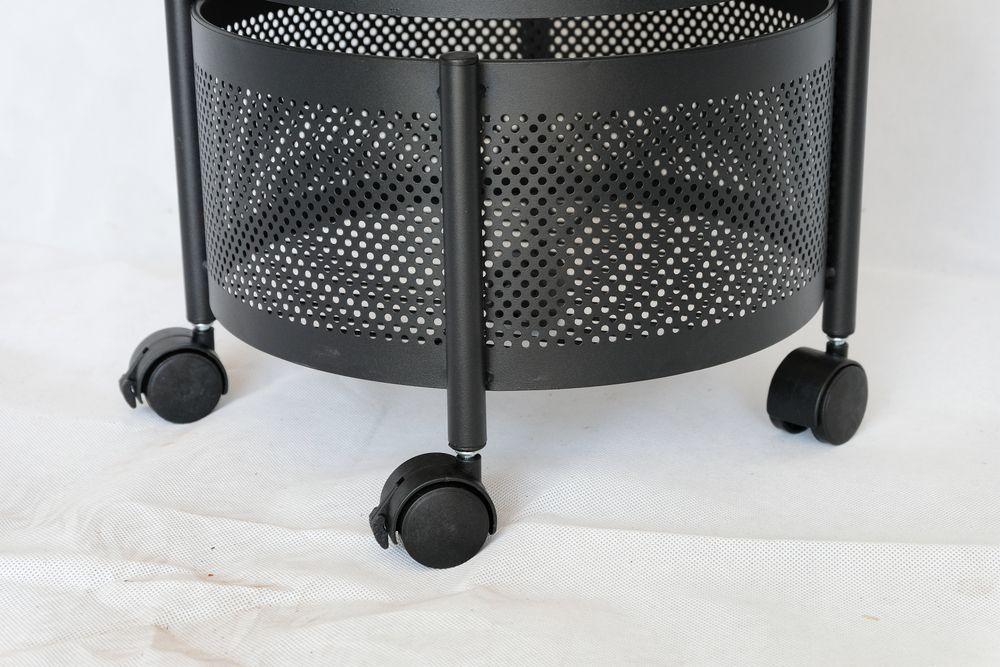 Organizador de Cocina Redondo 5 Niveles con Ruedas -  cocinas contemporáneas y departamentos.-3