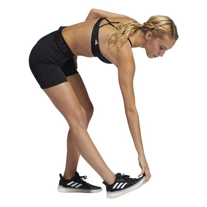 CALZAS CORTAS ADIDAS TECHFIT BADGE OF SPORTS PARA MUJER-2