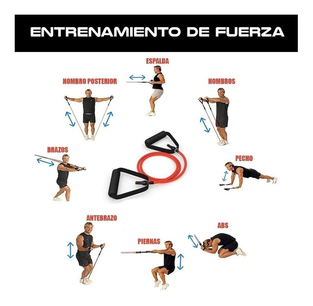 Tubo Elástico De Resistencia Yoga Ejercicios Fitness-1