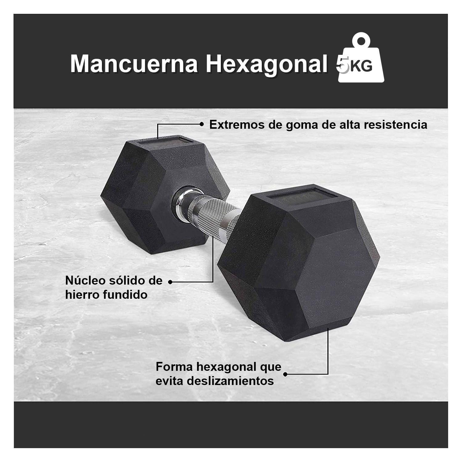 Mancuerna Hexagonal 5 Kg-2