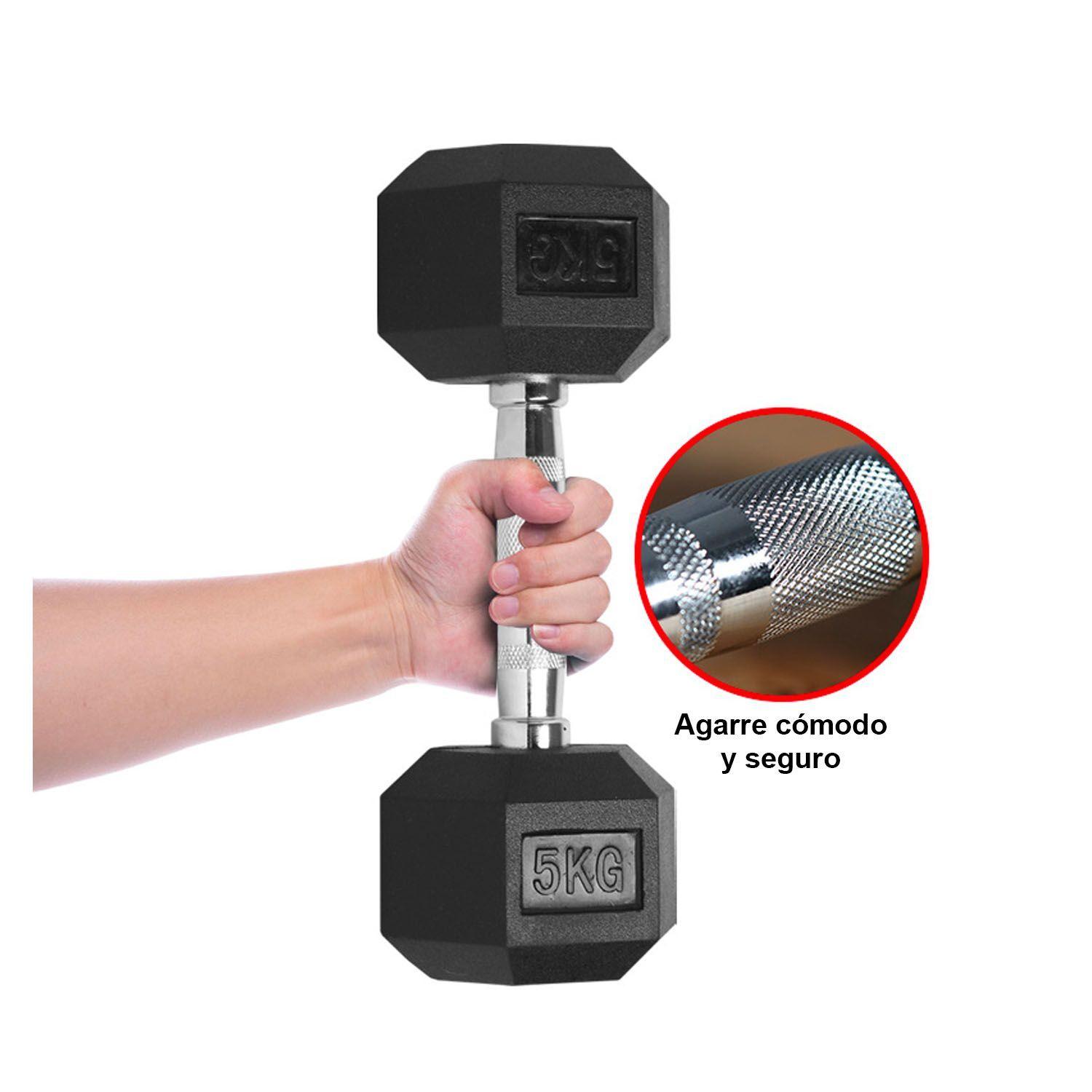 Mancuerna Hexagonal 5 Kg-4