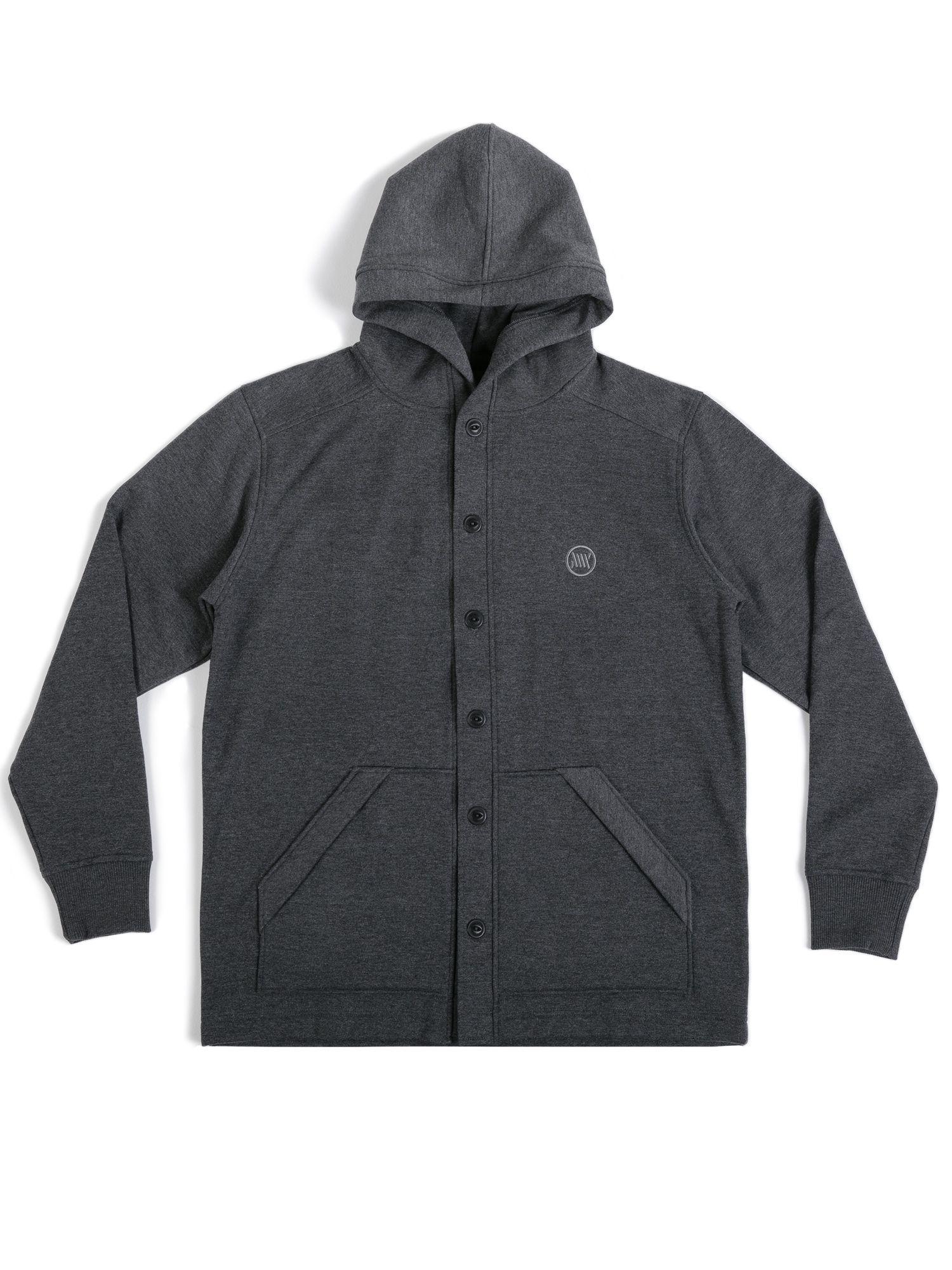 Poleron Button up hood-1