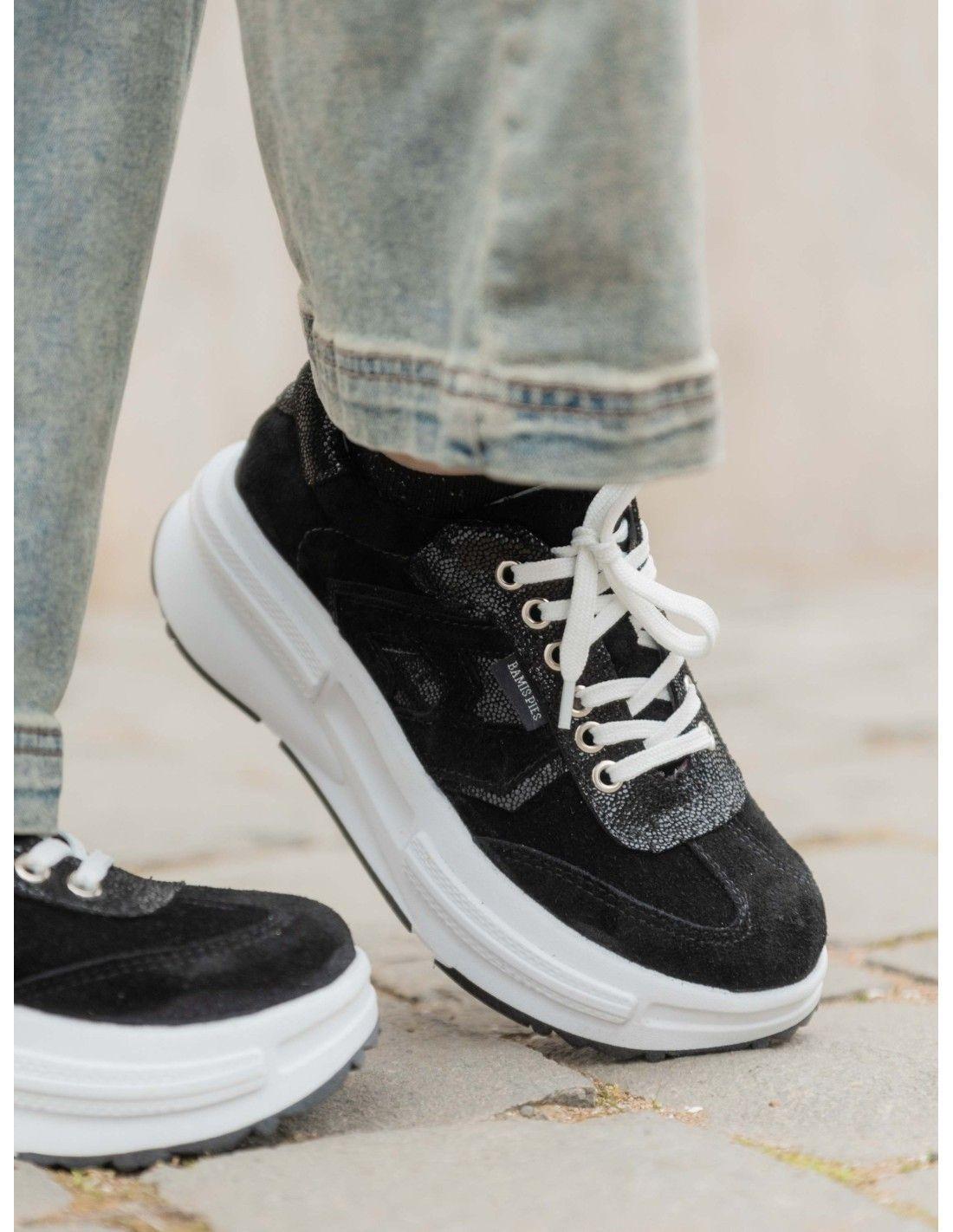 Zapatilla Esmeralda Negro-4
