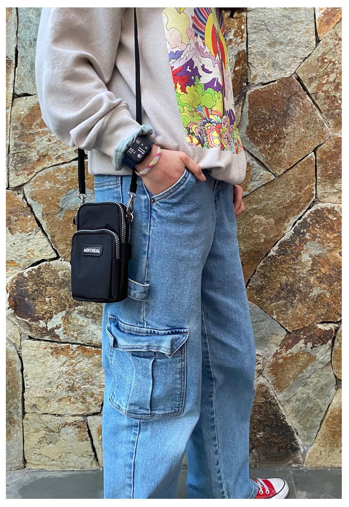 Bandolera Crossbody Porta Celular, Mini Cartera.-6