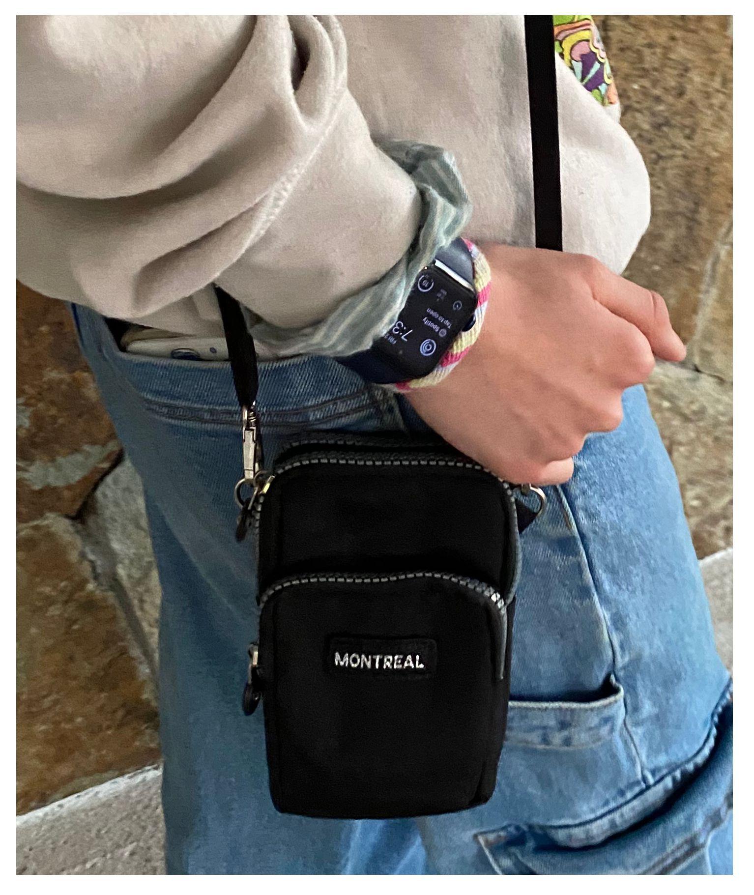 Bandolera Crossbody Porta Celular, Mini Cartera.-5