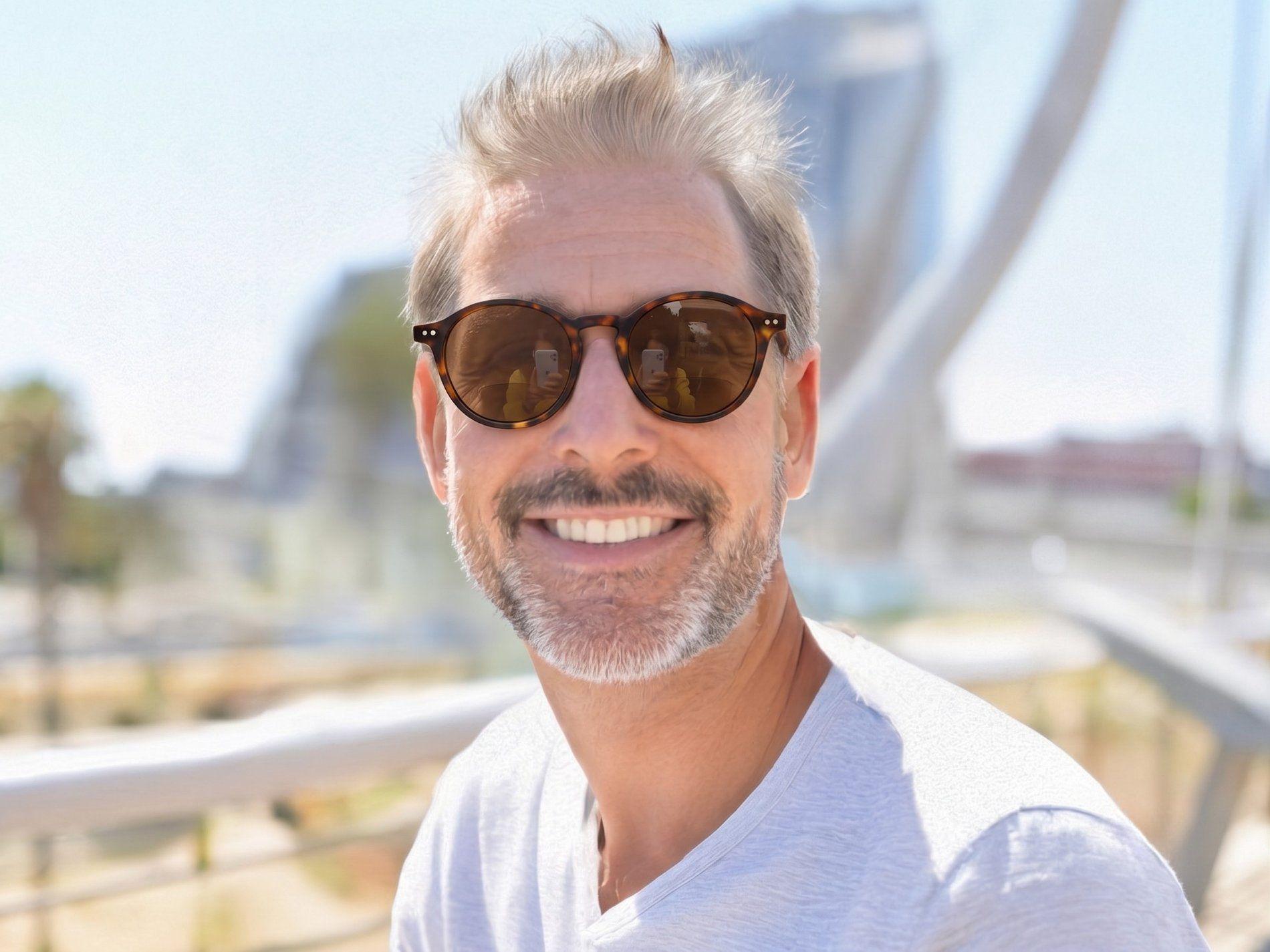 Lentes De Sol Bifocales Hombre Mujer Anteojos Lectura Presbicia Gafa-3