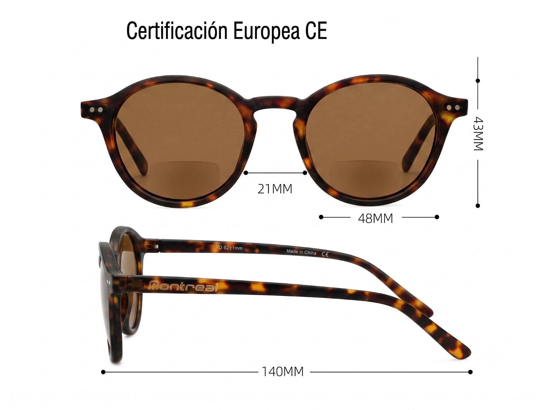 Lentes De Sol Bifocales Hombre Mujer Anteojos Lectura Presbicia Gafa-7