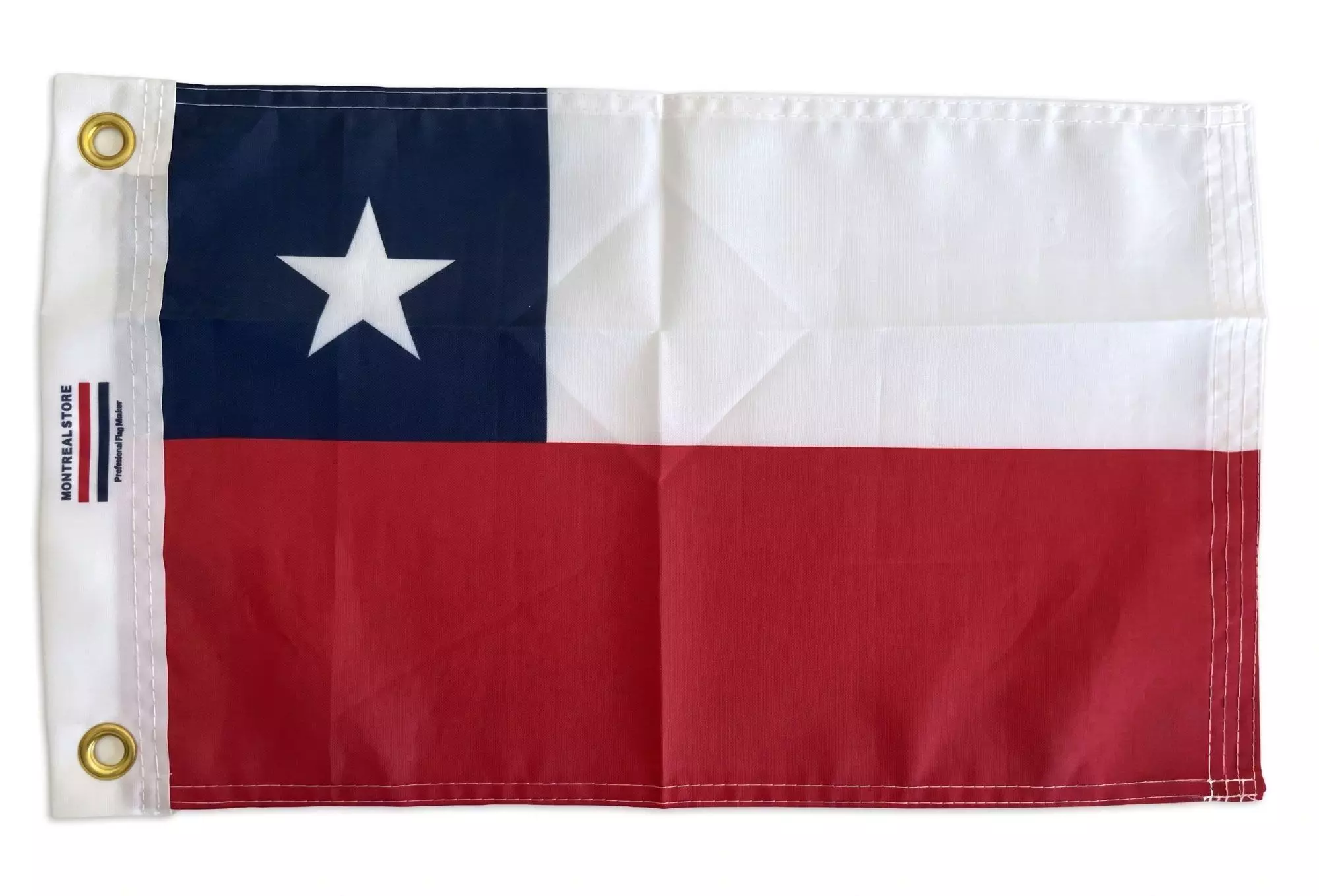 Bandera Chile Reforzada Yate Velero Lancha Marino Nautica-0