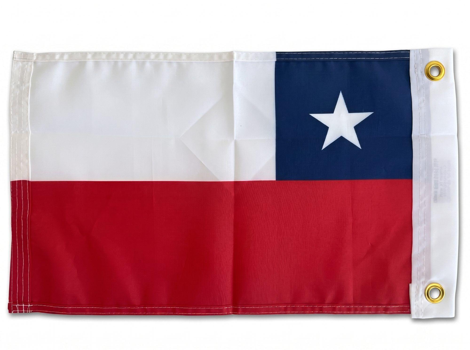 Bandera Chile Reforzada Yate Velero Lancha Marino Nautica-2