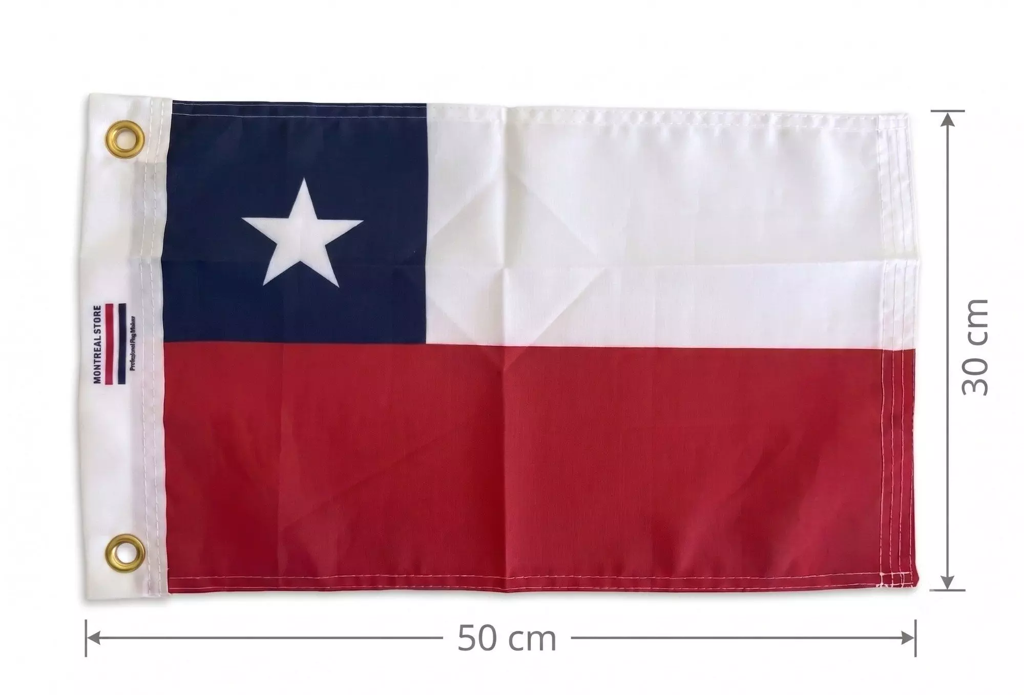Bandera Chile Reforzada Yate Velero Lancha Marino Nautica-6