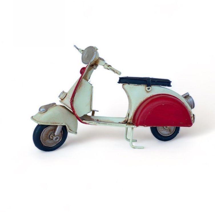Moto Vespa A Escala, Colección Decoración Vintage Italia-2