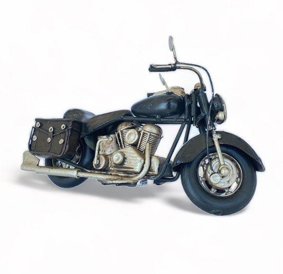 Moto a escala, Harley de Colección Decoración Vintage.-0