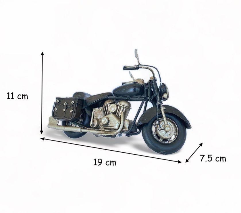 Moto a escala, Harley de Colección Decoración Vintage.-4