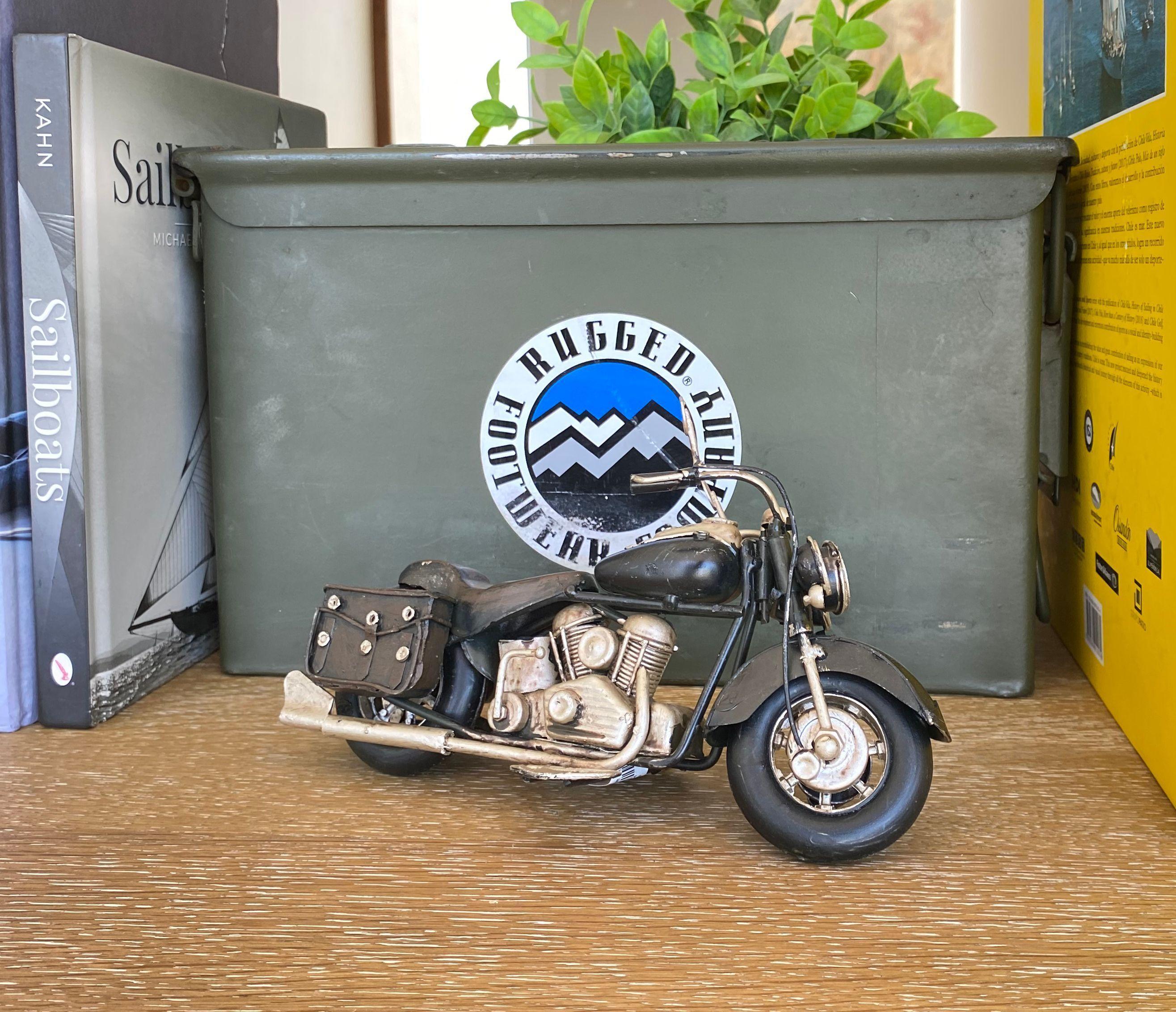 Moto a escala, Harley de Colección Decoración Vintage.-5
