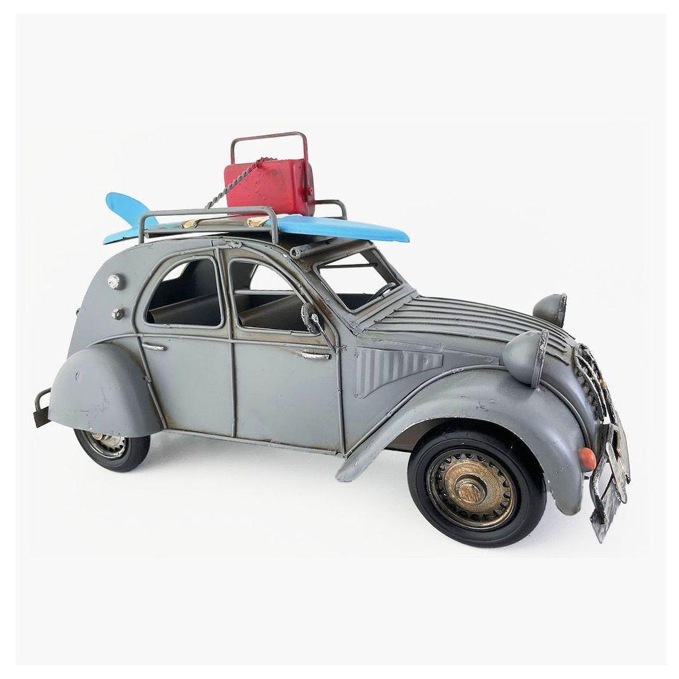 Auto A Escala Citroen 2CV Colección, Decoración Vintage En Metal Citroneta-2