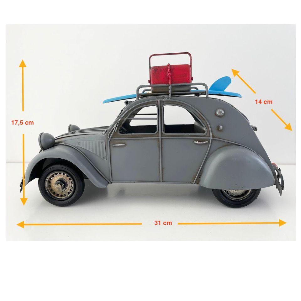 Auto A Escala Citroen 2CV Colección, Decoración Vintage En Metal Citroneta-5