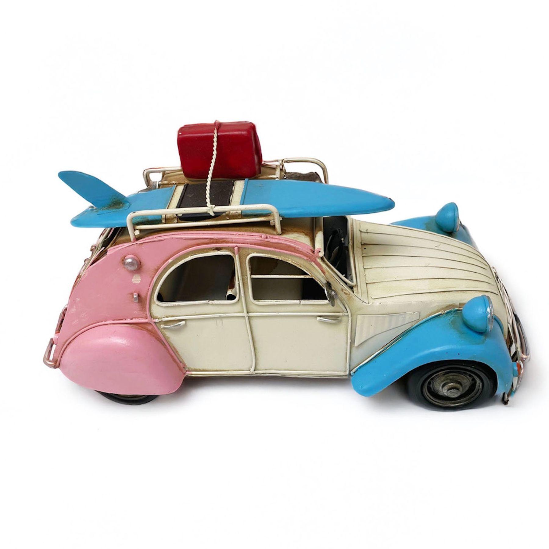 Auto A Escala Citroen 2CV Colección, Decoración Vintage En Metal Citroneta-3