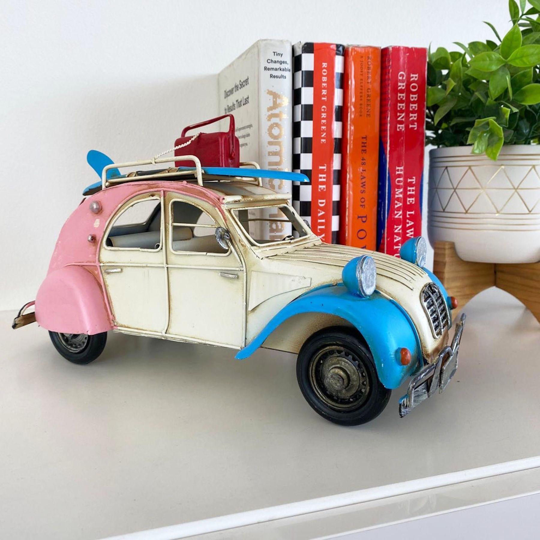 Auto A Escala Citroen 2CV Colección, Decoración Vintage En Metal Citroneta-4